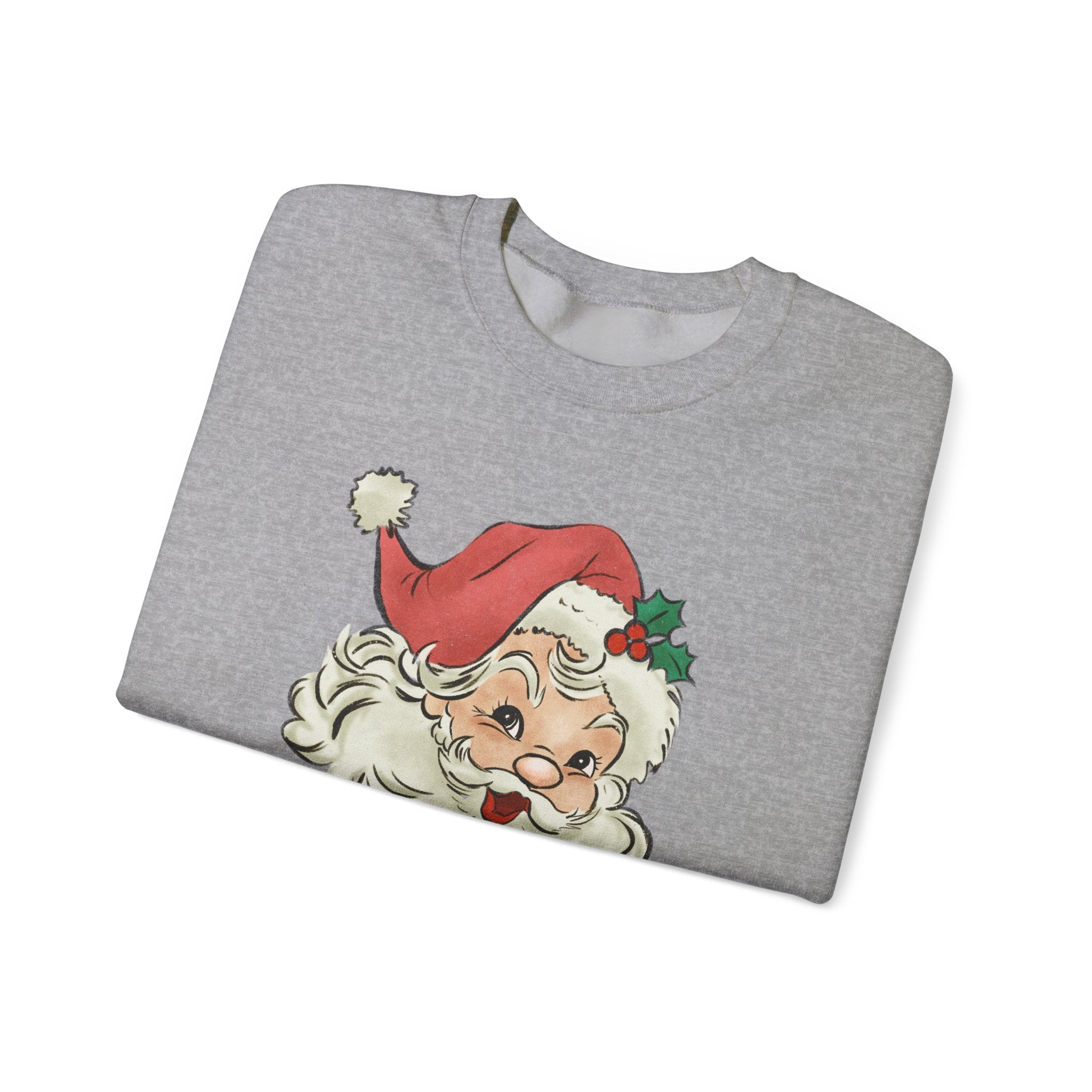 Retro Santa Sweater, Vintage Santa Christmas Sweatshirt by PopCultureByDesign36