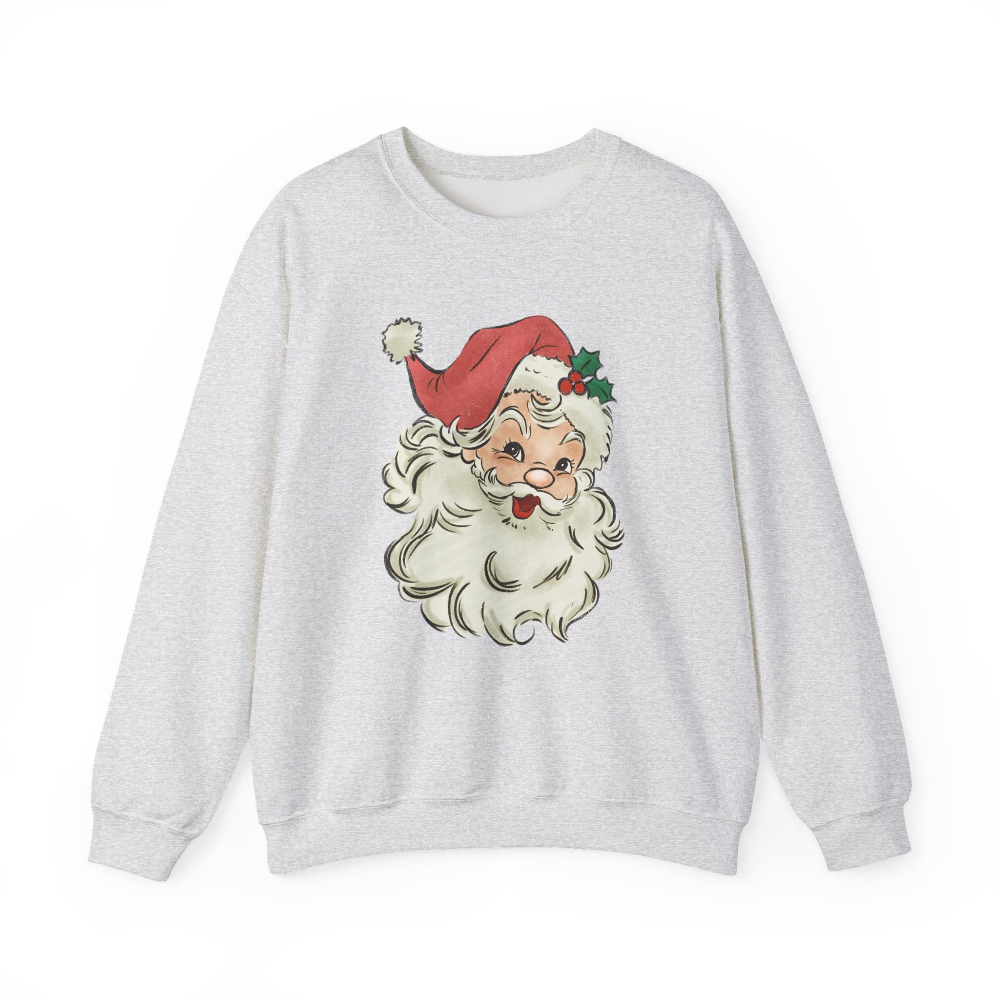 Retro Santa Sweater, Vintage Santa Christmas Sweatshirt by PopCultureByDesign36
