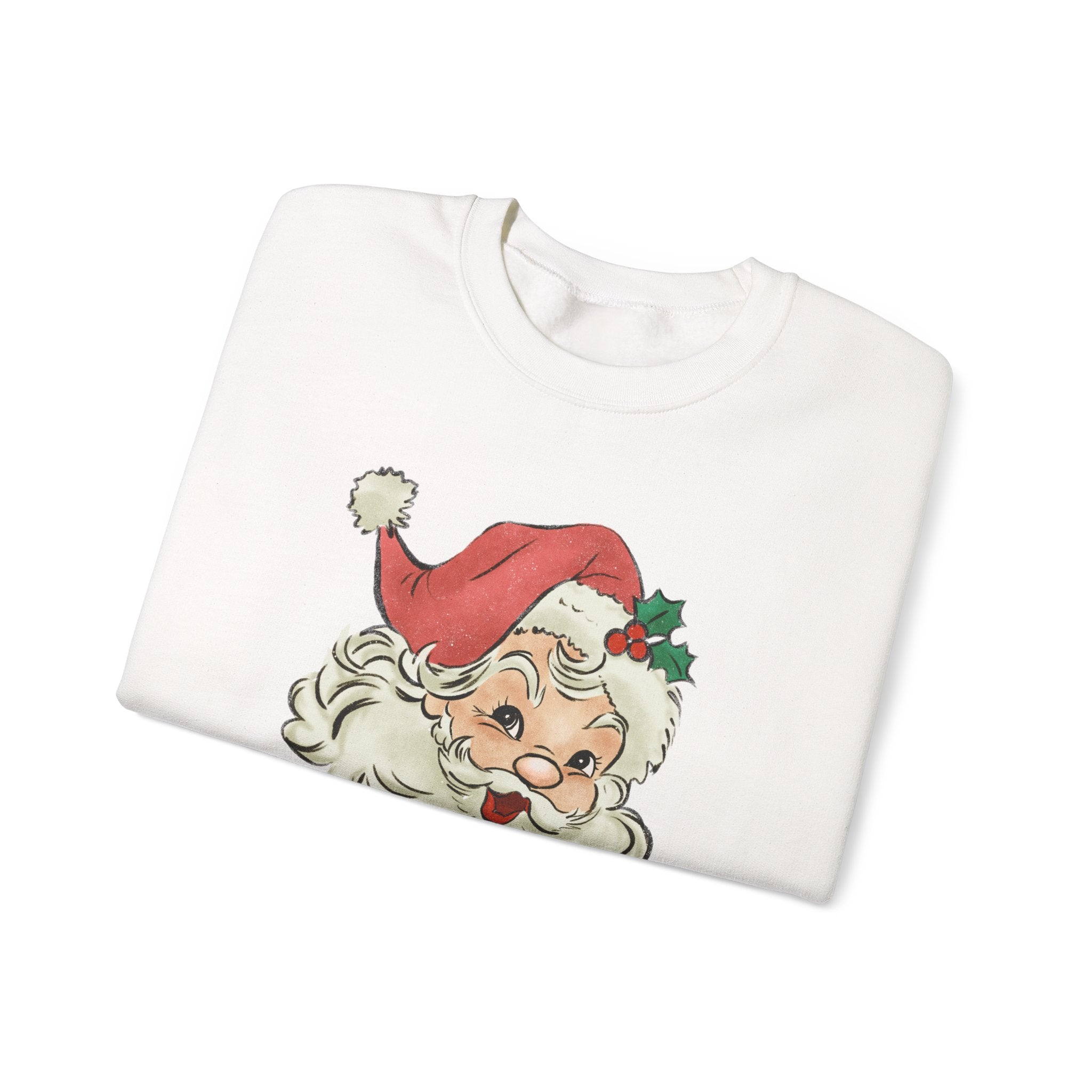 Retro Santa Sweater, Vintage Santa Christmas Sweatshirt by PopCultureByDesign36