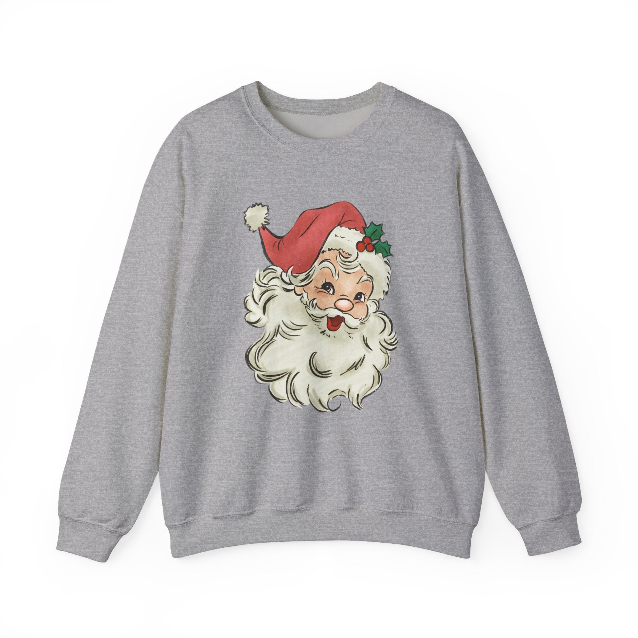 Retro Santa Sweater, Vintage Santa Christmas Sweatshirt by PopCultureByDesign36
