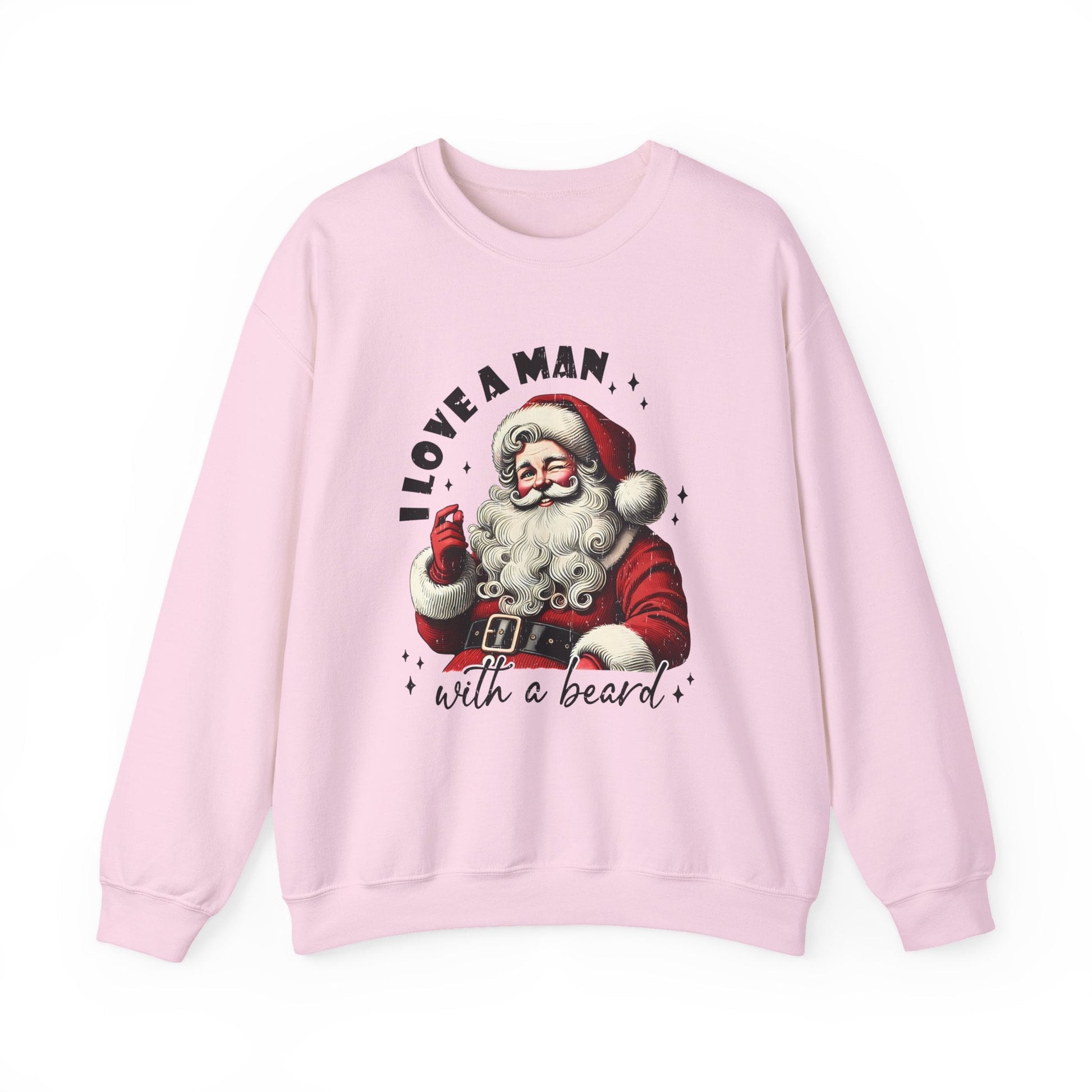 Retro Santa sweatshirt, Old school Santa, Sarcastic Santa - Popbydesign