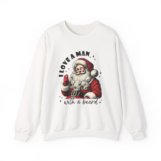 Retro Santa sweatshirt, Old school Santa, Sarcastic Santa - Popbydesign
