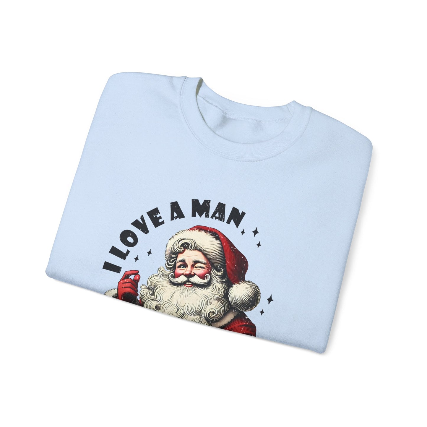 Retro Santa sweatshirt, Old school Santa, Sarcastic Santa - Popbydesign