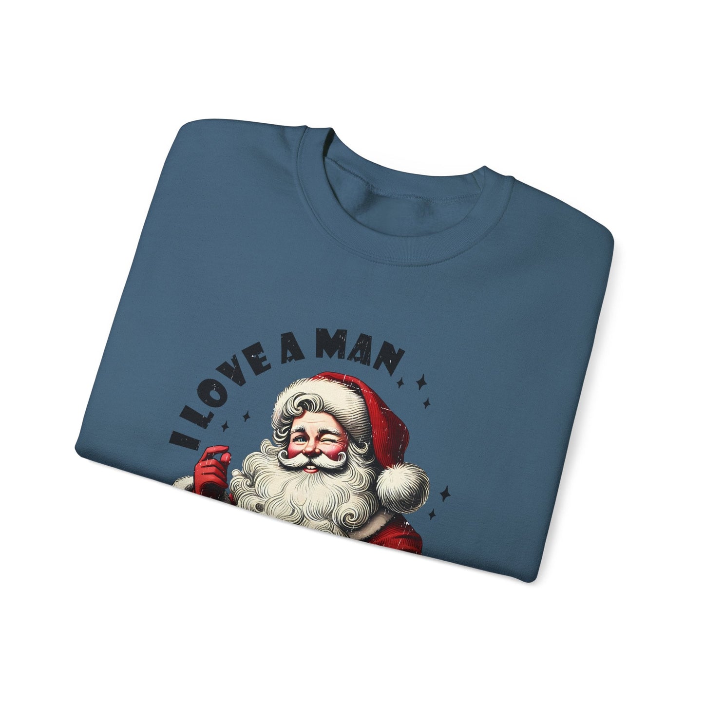 Retro Santa sweatshirt, Old school Santa, Sarcastic Santa - Popbydesign