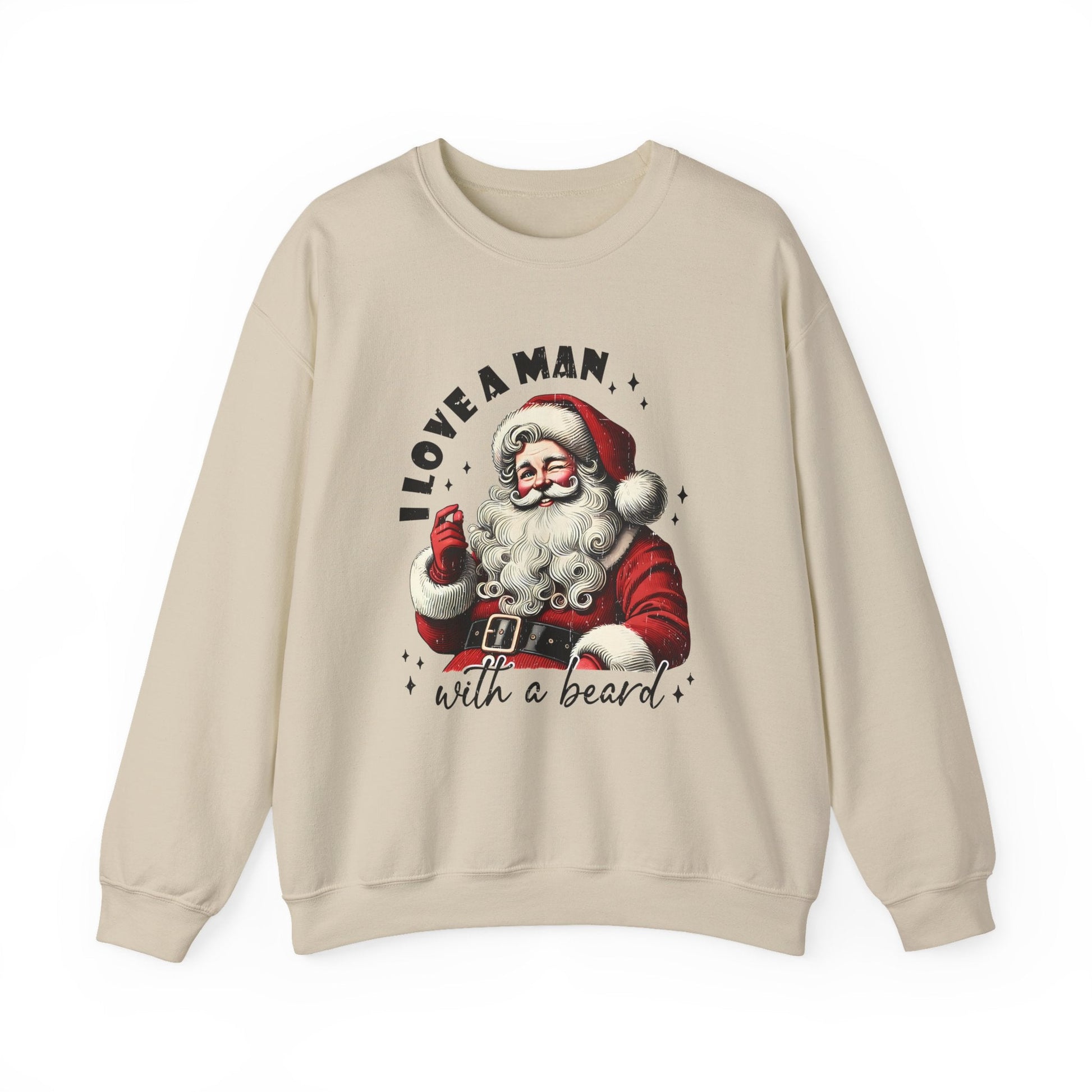 Retro Santa sweatshirt, Old school Santa, Sarcastic Santa - Popbydesign