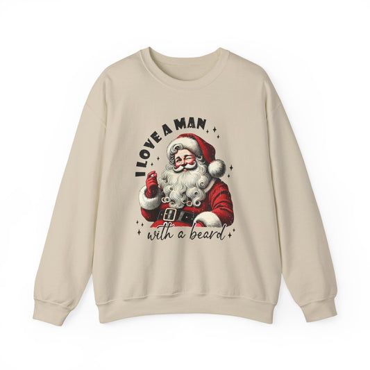 Retro Santa sweatshirt, Old school Santa, Sarcastic Santa - Popbydesign