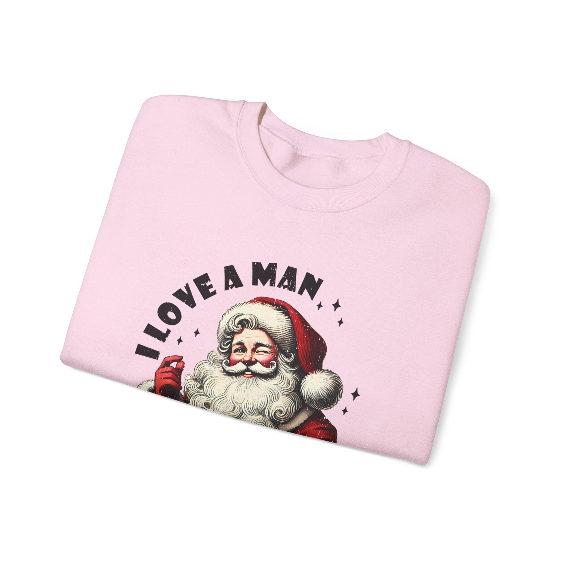 Retro Santa sweatshirt, Old school Santa, Sarcastic Santa - Popbydesign