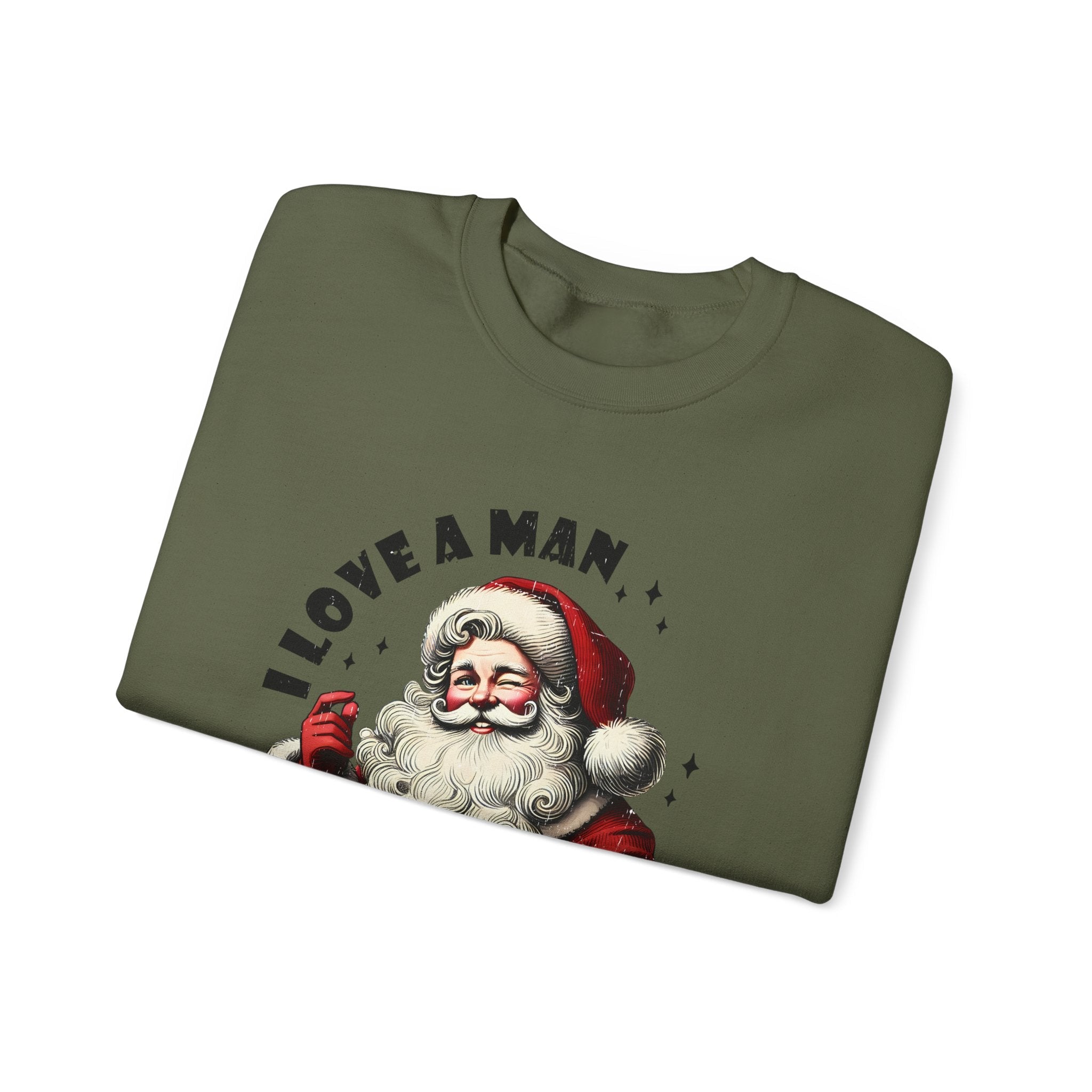 Retro Santa sweatshirt, Old school Santa, Sarcastic Santa by PopCultureByDesign36