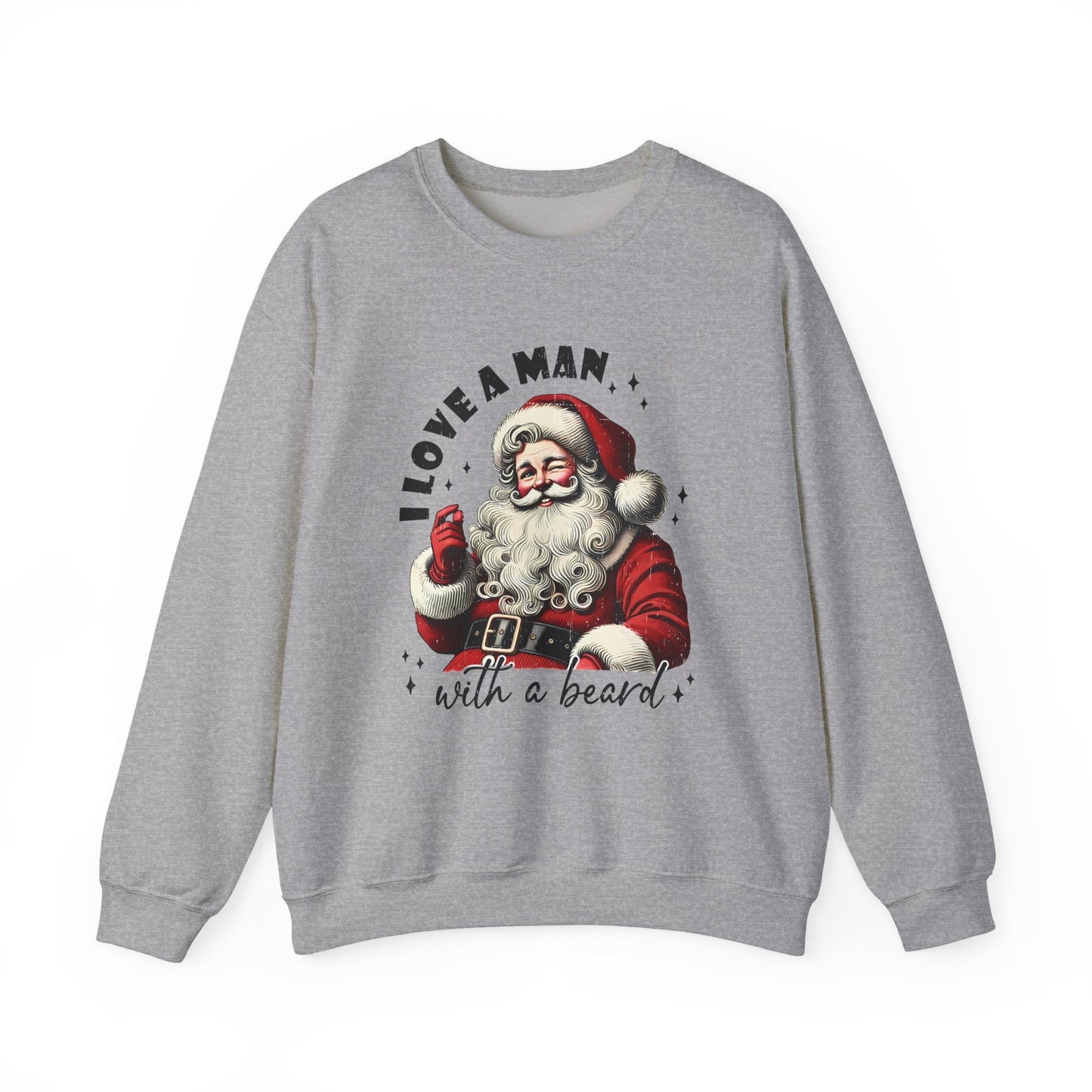 Retro Santa sweatshirt, Old school Santa, Sarcastic Santa - Popbydesign