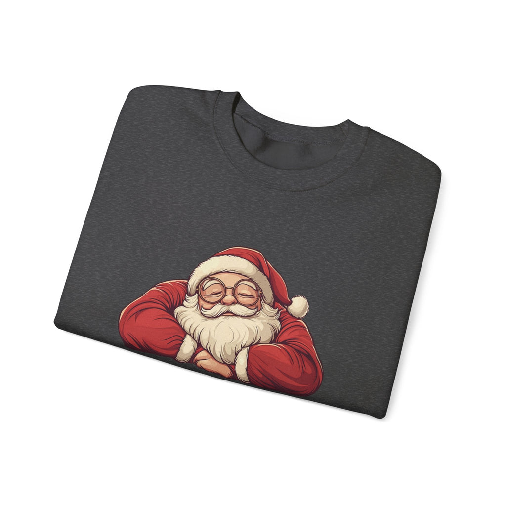 Retro Santa Sweatshirt, Vintage Santa Sweatshirt,Retro Christmas Santa by PopCultureByDesign36