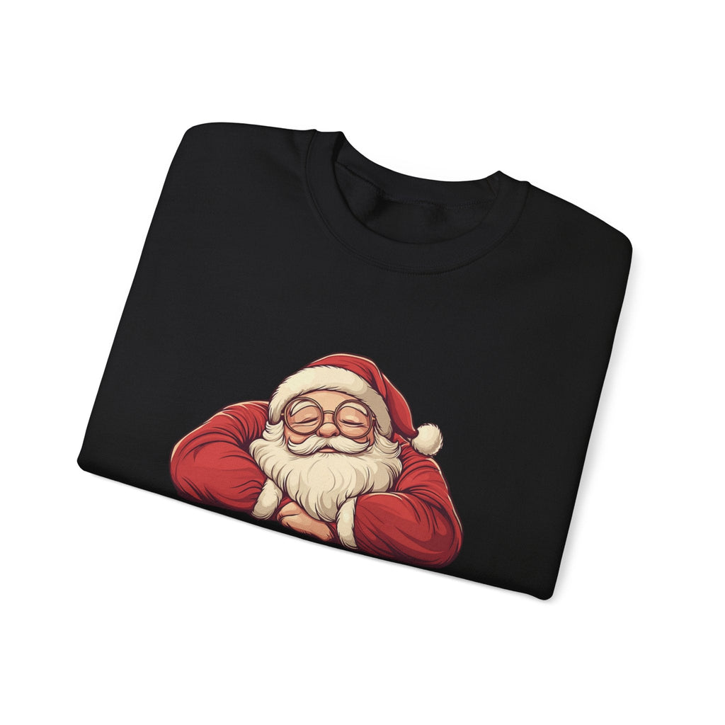Retro Santa Sweatshirt, Vintage Santa Sweatshirt,Retro Christmas Santa by PopCultureByDesign36
