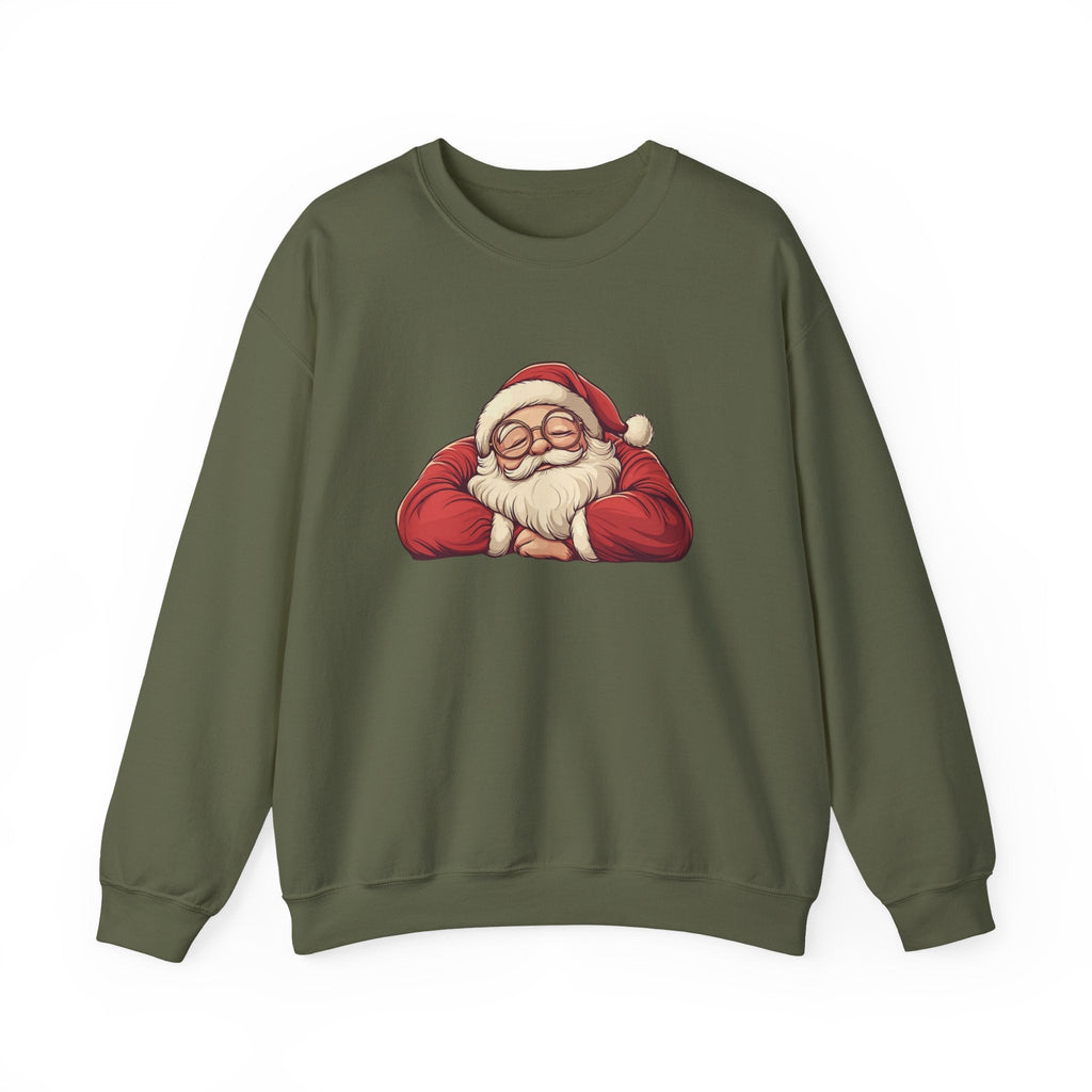 Retro Santa Sweatshirt, Vintage Santa Sweatshirt,Retro Christmas Santa by PopCultureByDesign36