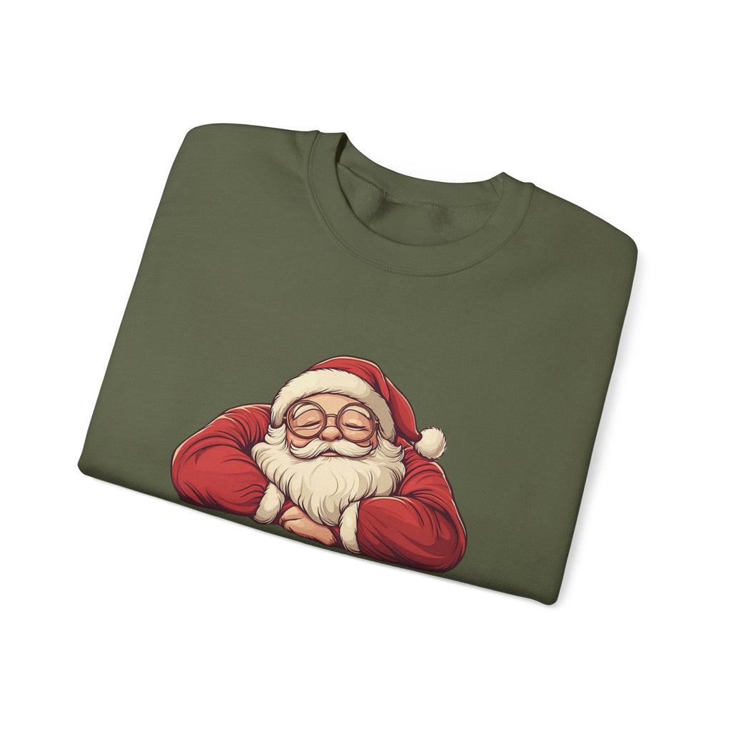 Retro Santa Sweatshirt, Vintage Santa Sweatshirt,Retro Christmas Santa by PopCultureByDesign36
