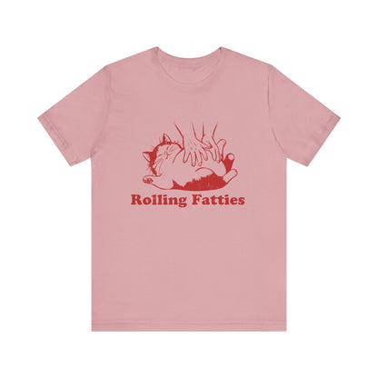 Rolling Fatties Cat TShirt, Funny Cat Shirt, Cat Lovers Gift - Popbydesign