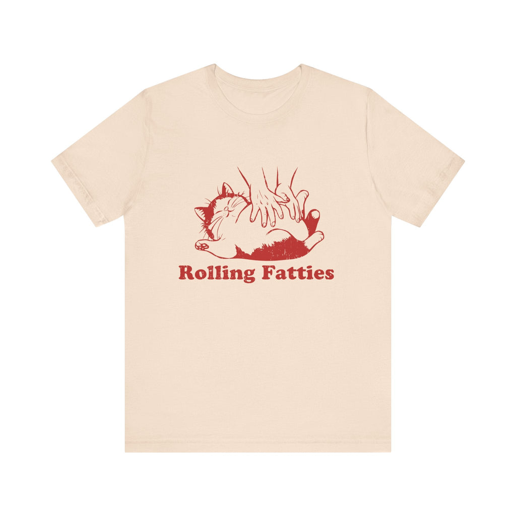 Rolling Fatties Cat TShirt, Funny Cat Shirt, Cat Lovers Gift by PopCultureByDesign36