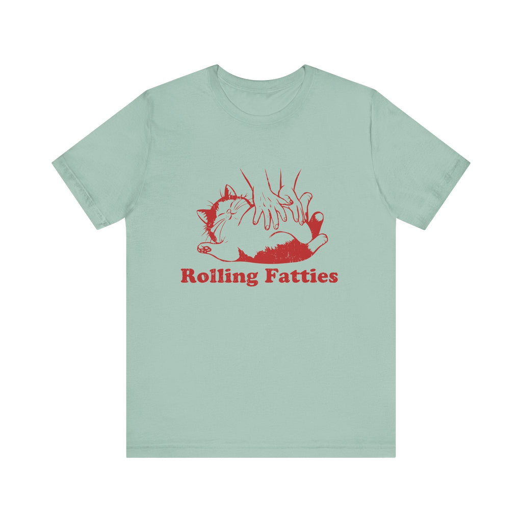Rolling Fatties Cat TShirt, Funny Cat Shirt, Cat Lovers Gift by PopCultureByDesign36
