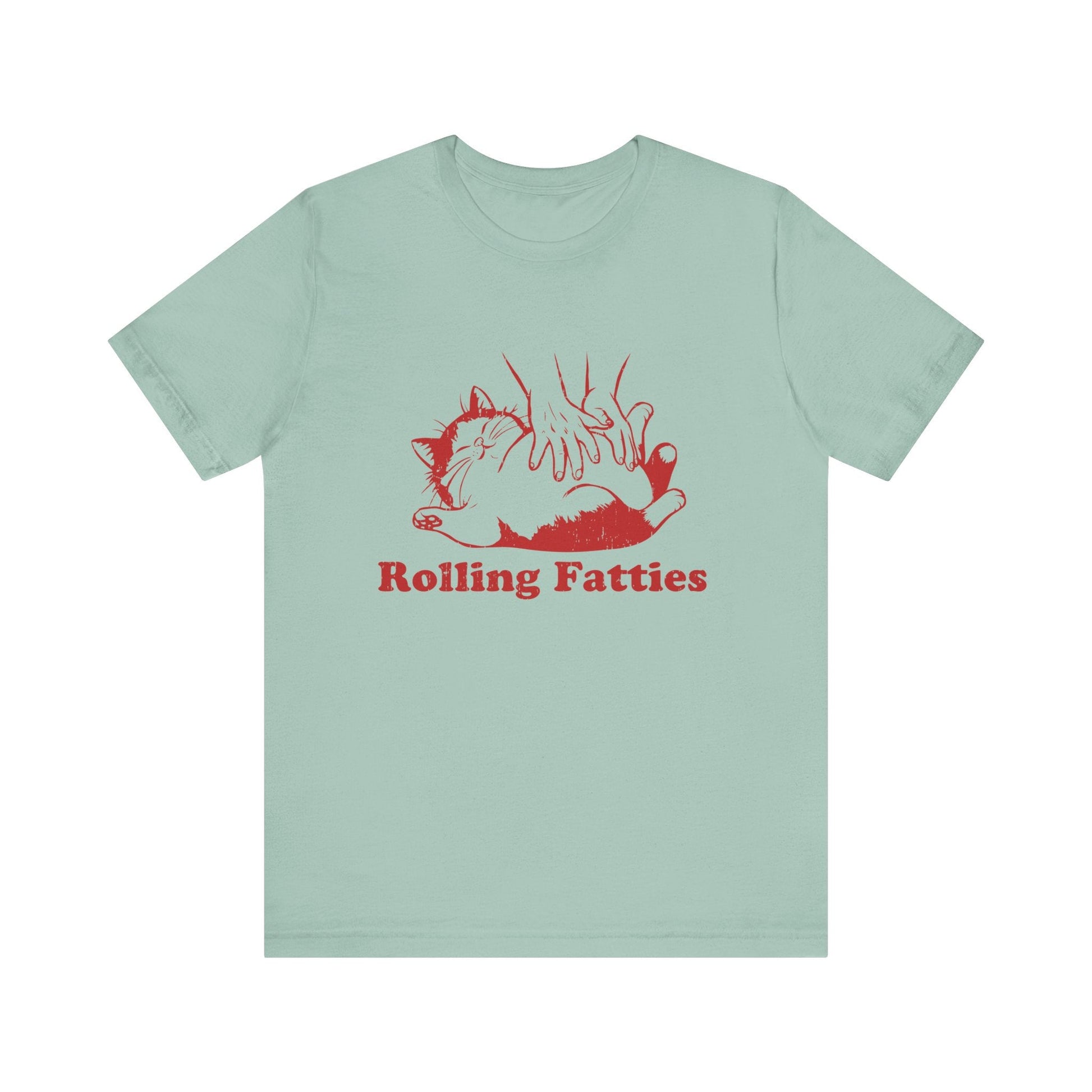 Rolling Fatties Cat TShirt, Funny Cat Shirt, Cat Lovers Gift - Popbydesign