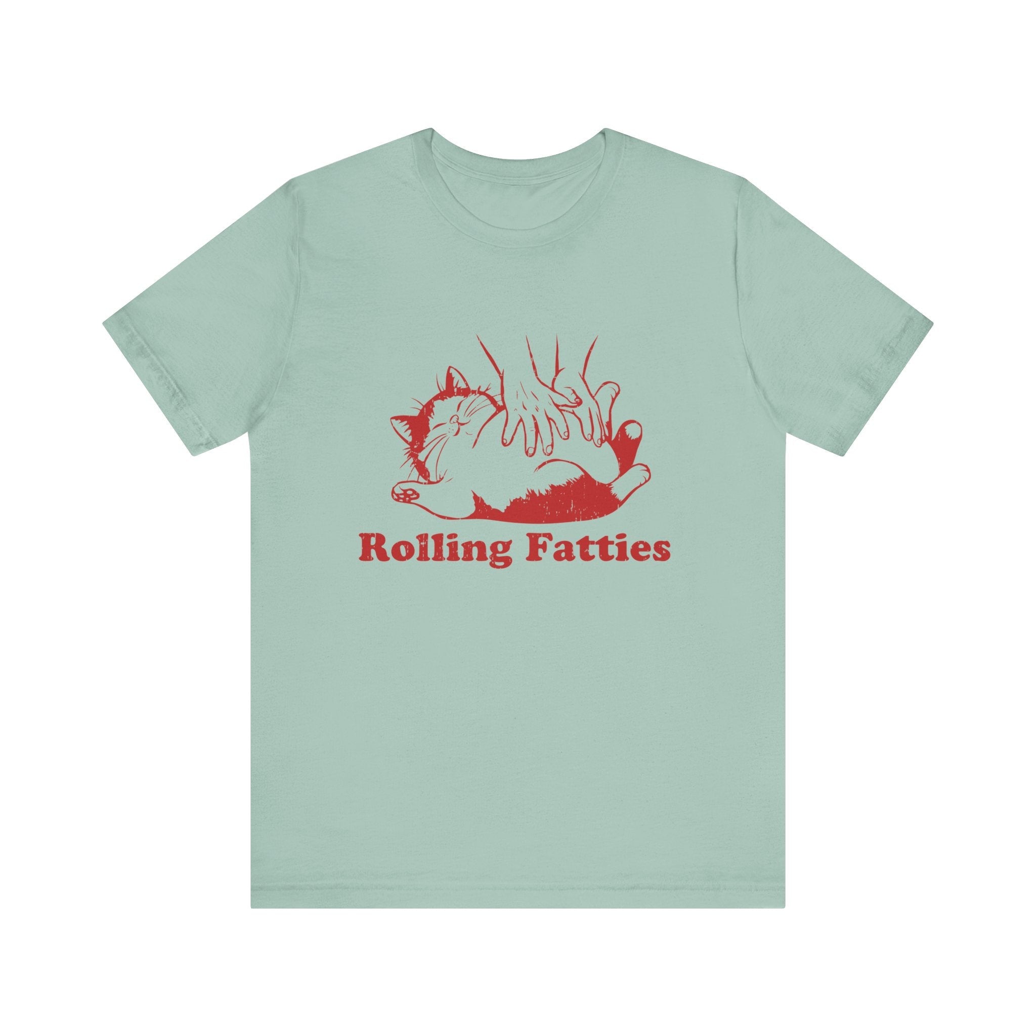 Rolling Fatties Cat TShirt, Funny Cat Shirt, Cat Lovers Gift by PopCultureByDesign36