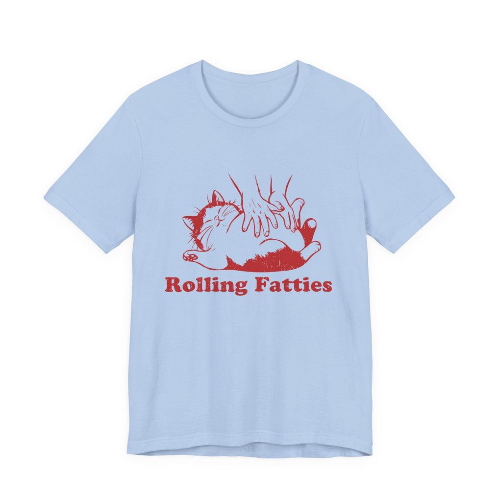 Rolling Fatties Cat TShirt, Funny Cat Shirt, Cat Lovers Gift by PopCultureByDesign36
