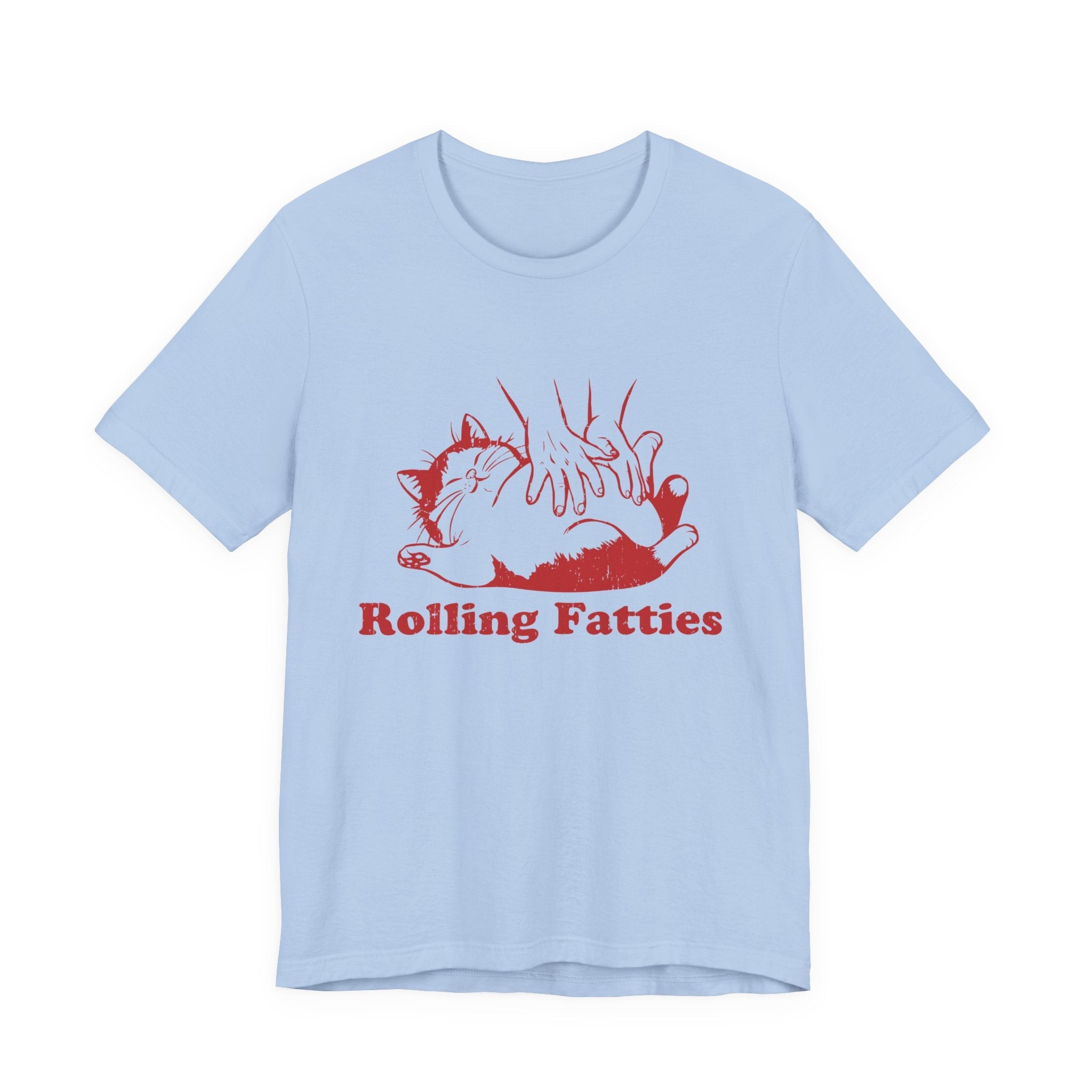 Rolling Fatties Cat TShirt, Funny Cat Shirt, Cat Lovers Gift by PopCultureByDesign36