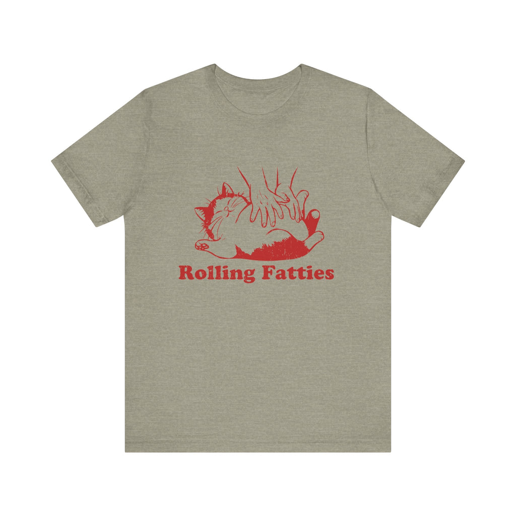 Rolling Fatties Cat TShirt, Funny Cat Shirt, Cat Lovers Gift by PopCultureByDesign36