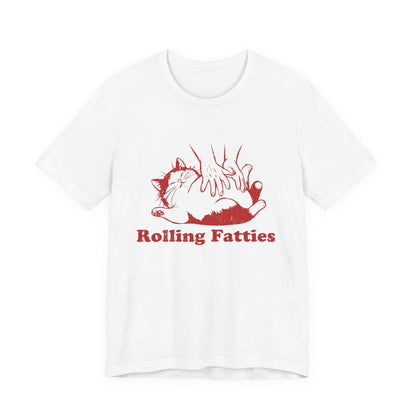 Rolling Fatties Cat TShirt, Funny Cat Shirt, Cat Lovers Gift - Popbydesign