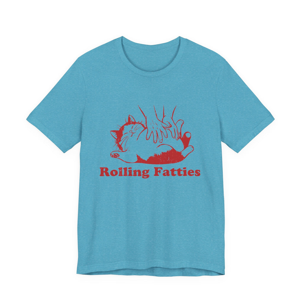 Rolling Fatties Cat TShirt, Funny Cat Shirt, Cat Lovers Gift by PopCultureByDesign36