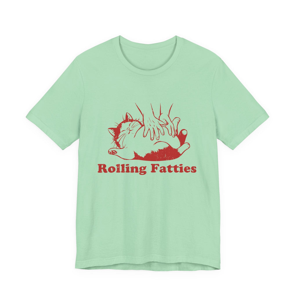 Rolling Fatties Cat TShirt, Funny Cat Shirt, Cat Lovers Gift by PopCultureByDesign36