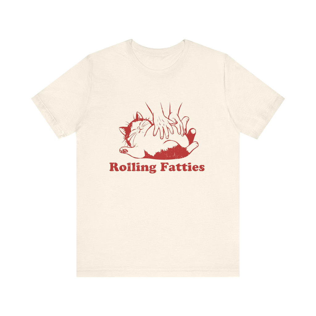 Rolling Fatties Cat TShirt, Funny Cat Shirt, Cat Lovers Gift by PopCultureByDesign36