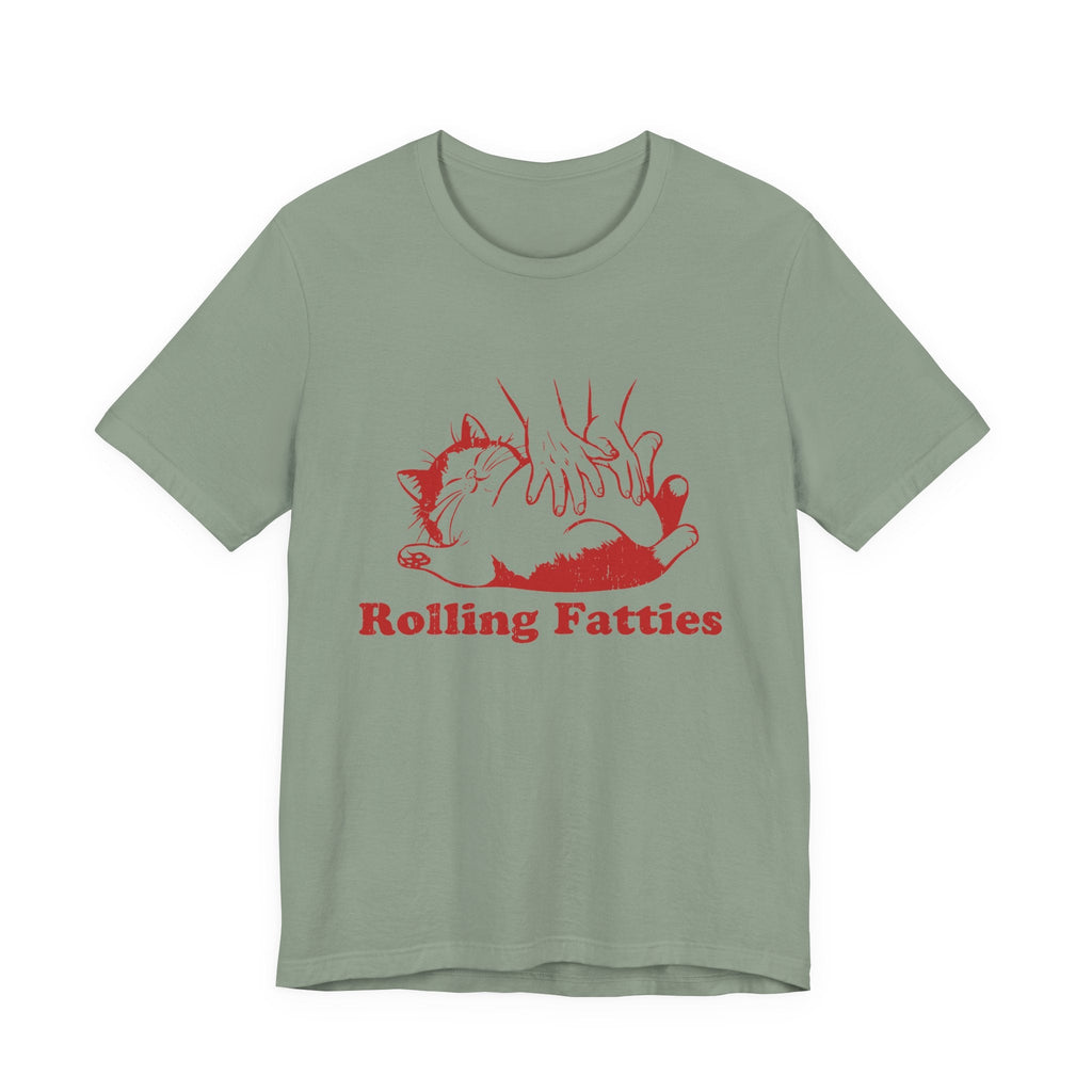 Rolling Fatties Cat TShirt, Funny Cat Shirt, Cat Lovers Gift by PopCultureByDesign36