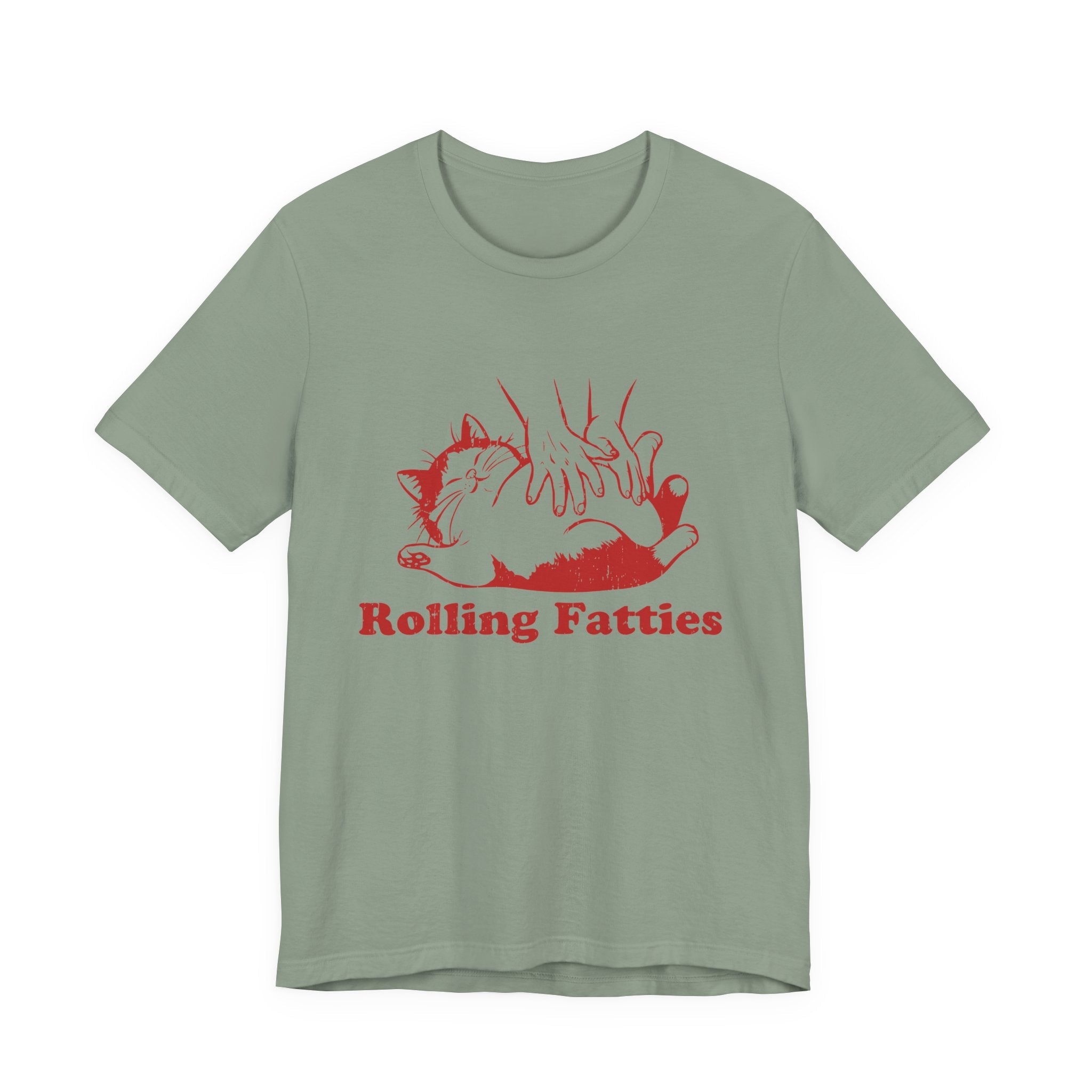 Rolling Fatties Cat TShirt, Funny Cat Shirt, Cat Lovers Gift by PopCultureByDesign36