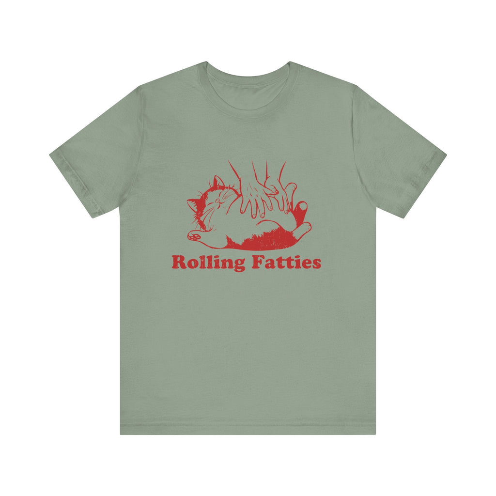 Rolling Fatties Cat TShirt, Funny Cat Shirt, Cat Lovers Gift by PopCultureByDesign36