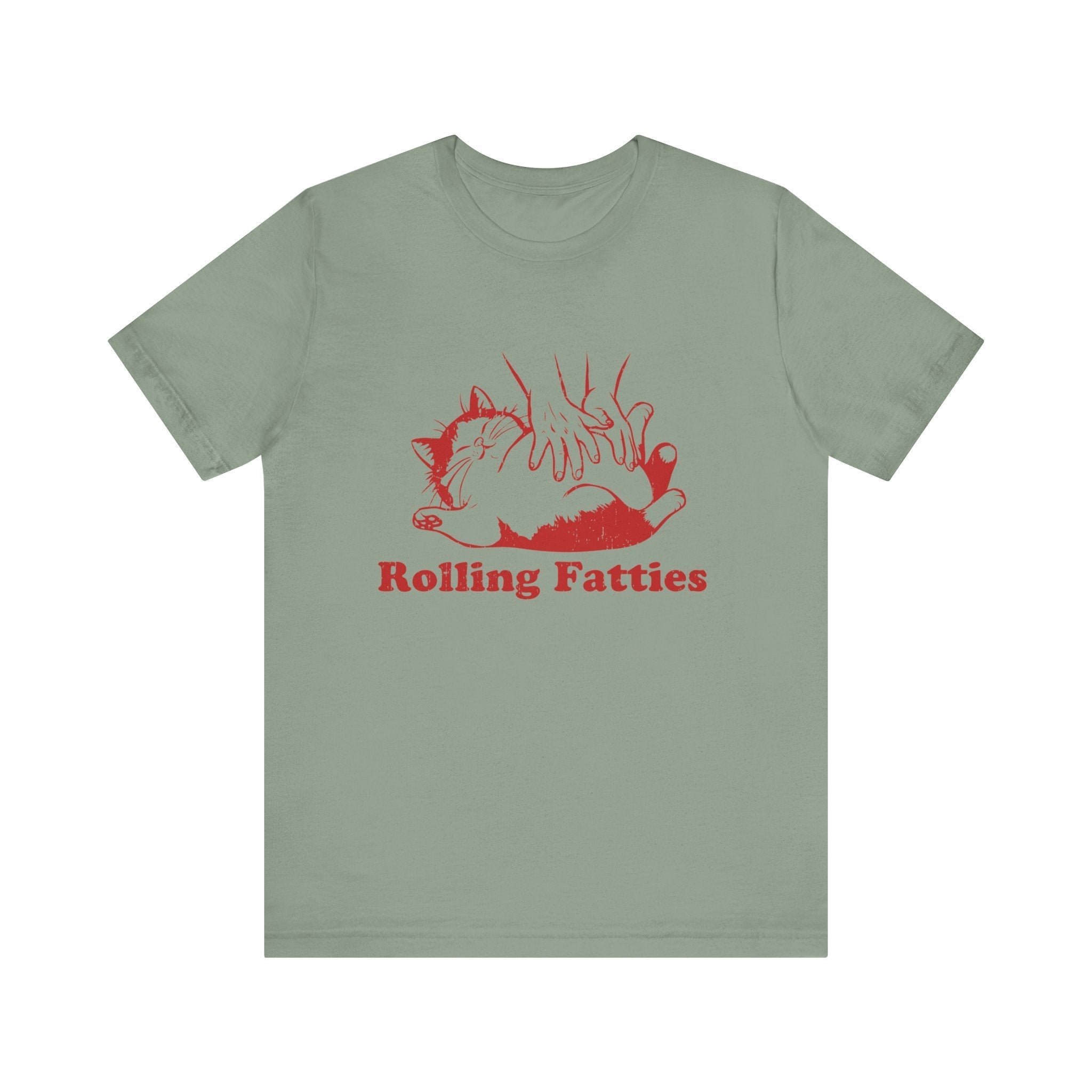 Rolling Fatties Cat TShirt, Funny Cat Shirt, Cat Lovers Gift by PopCultureByDesign36