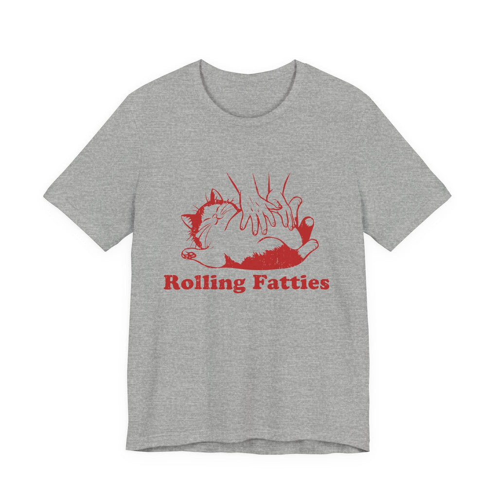 Rolling Fatties Cat TShirt, Funny Cat Shirt, Cat Lovers Gift by PopCultureByDesign36