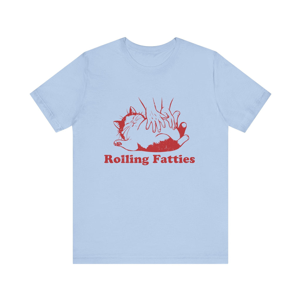 Rolling Fatties Cat TShirt, Funny Cat Shirt, Cat Lovers Gift by PopCultureByDesign36