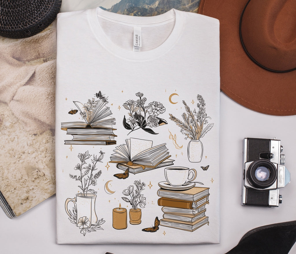Romance Reader, Vintage Distressed Reading T-shirt, Book Lover Gift by PopCultureByDesign36