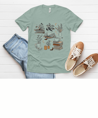 Romance Reader, Vintage Distressed Reading T-shirt, Book Lover Gift - Popbydesign