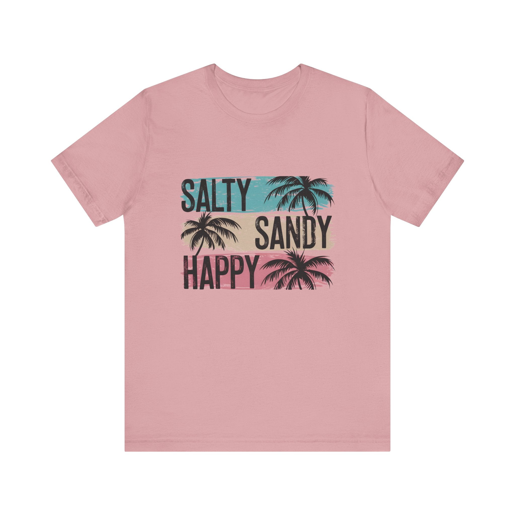 Salty Sandy Happy T-Shirt, Sandy Toes Salty Breeze Tee by PopCultureByDesign36