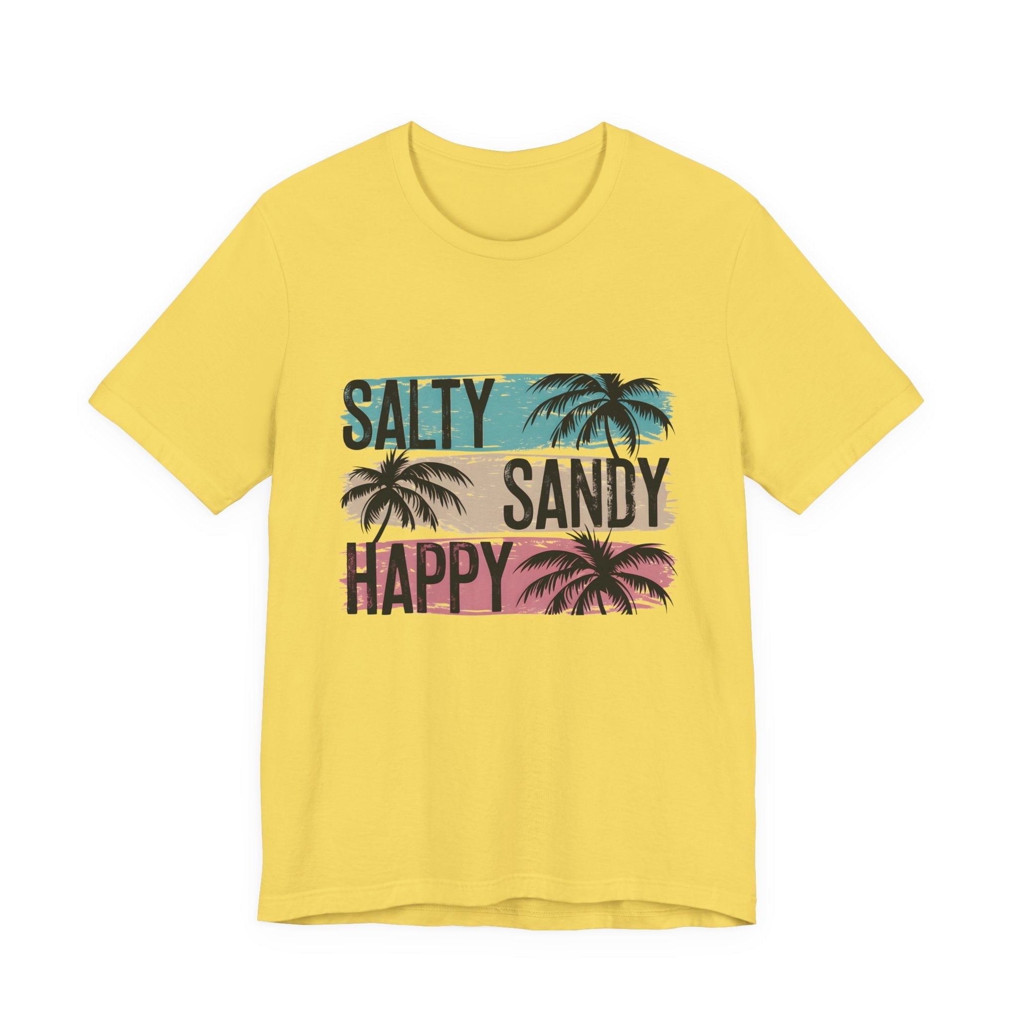 Salty Sandy Happy T-Shirt, Sandy Toes Salty Breeze Tee by PopCultureByDesign36