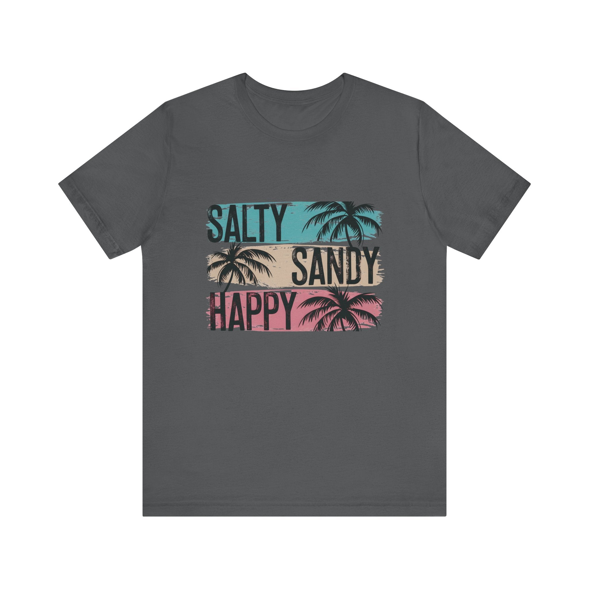 Salty Sandy Happy T-Shirt, Sandy Toes Salty Breeze Tee by PopCultureByDesign36