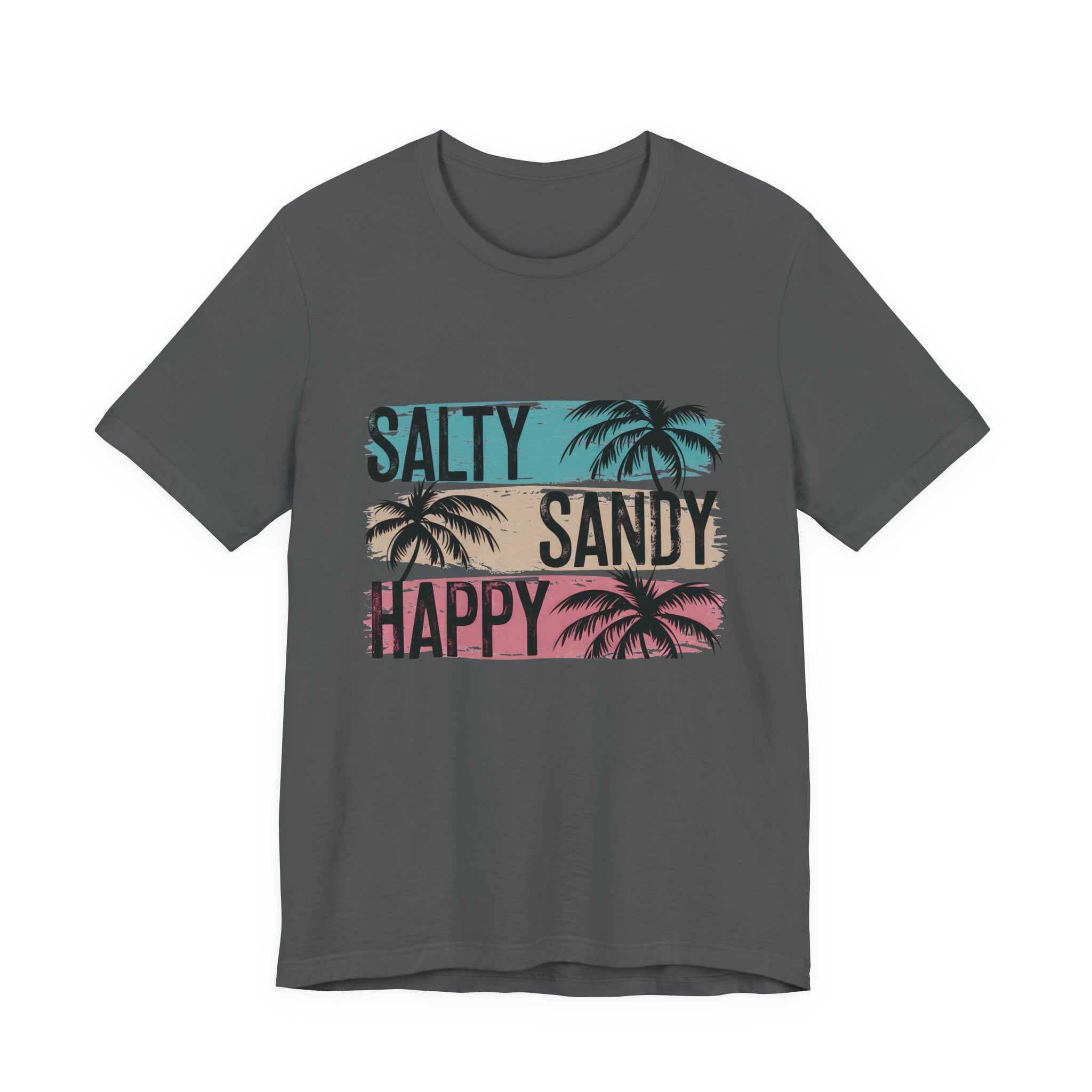 Salty Sandy Happy T-Shirt, Sandy Toes Salty Breeze Tee by PopCultureByDesign36