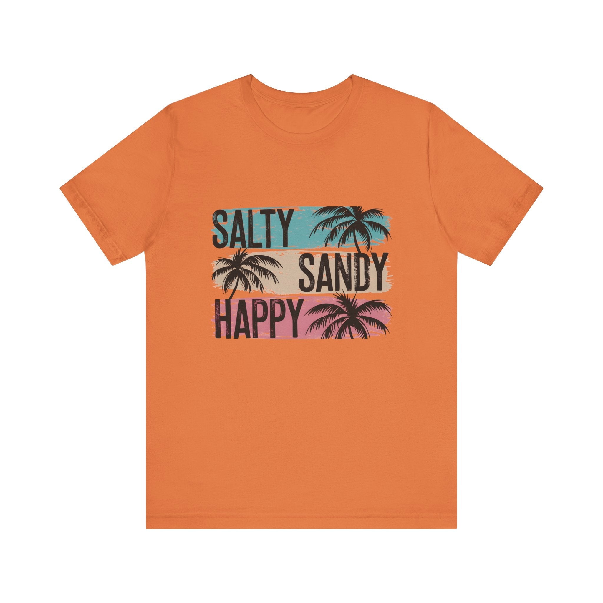 Salty Sandy Happy T-Shirt, Sandy Toes Salty Breeze Tee by PopCultureByDesign36