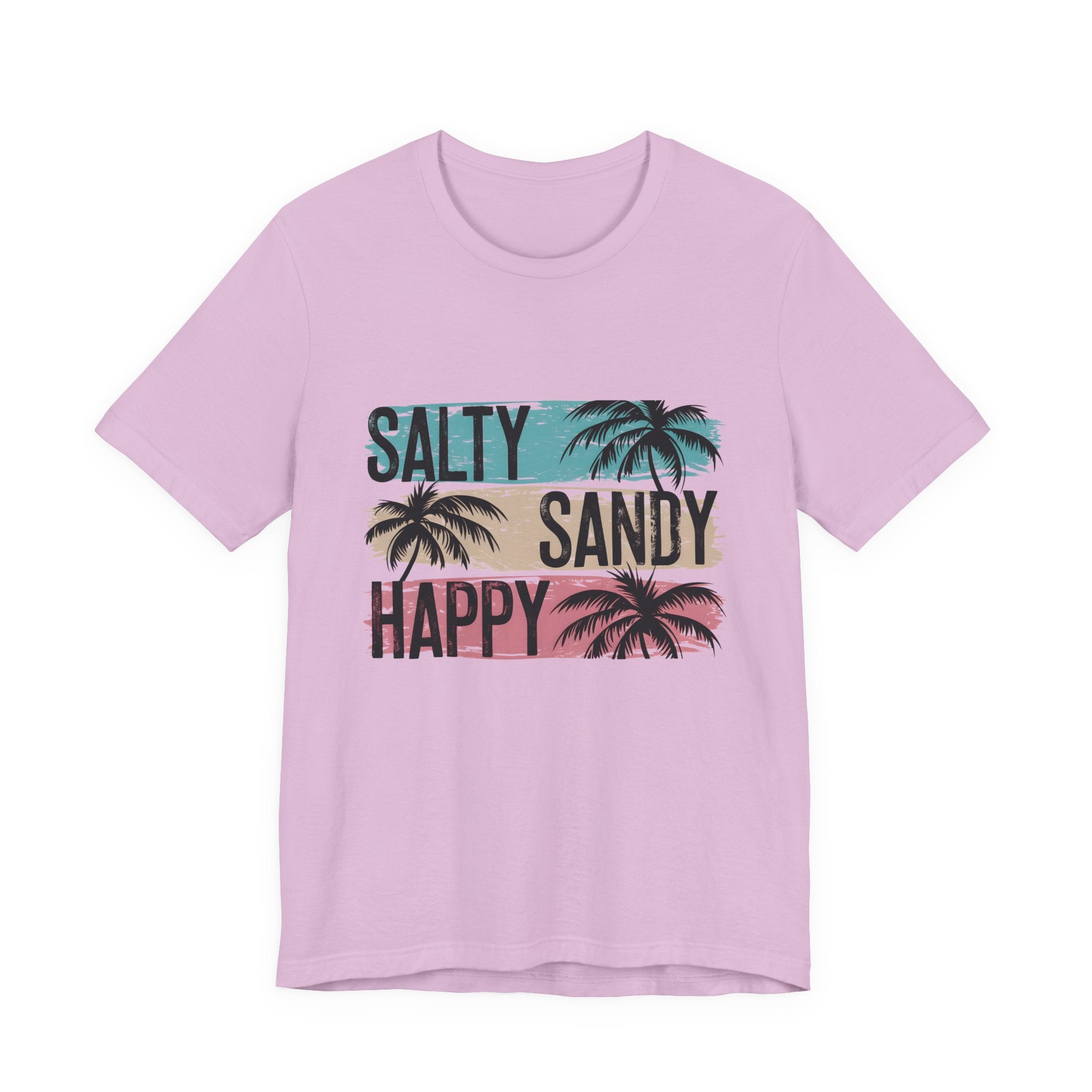 Salty Sandy Happy T-Shirt, Sandy Toes Salty Breeze Tee by PopCultureByDesign36