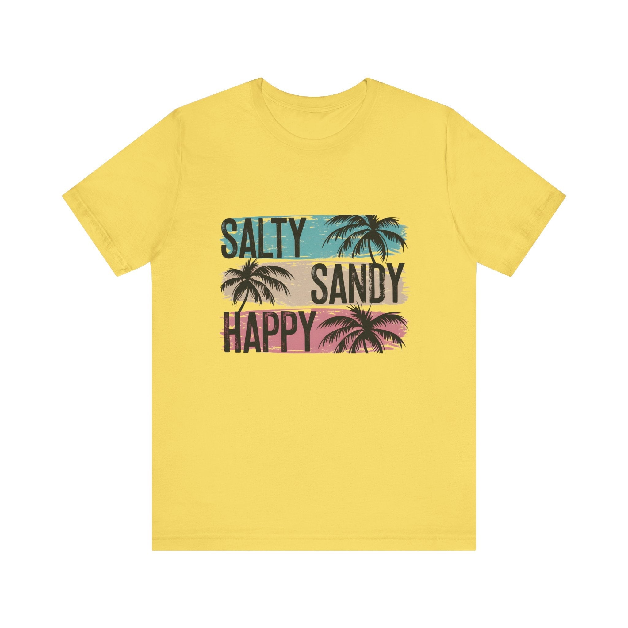 Salty Sandy Happy T-Shirt, Sandy Toes Salty Breeze Tee by PopCultureByDesign36