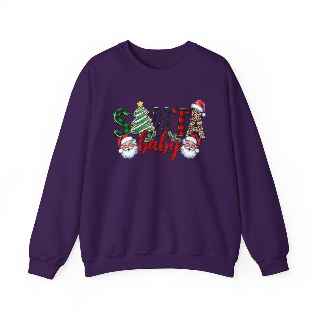 Santa Baby Sweatshirt, Retro Santa Sweatshirt, Cute Santa by PopCultureByDesign36
