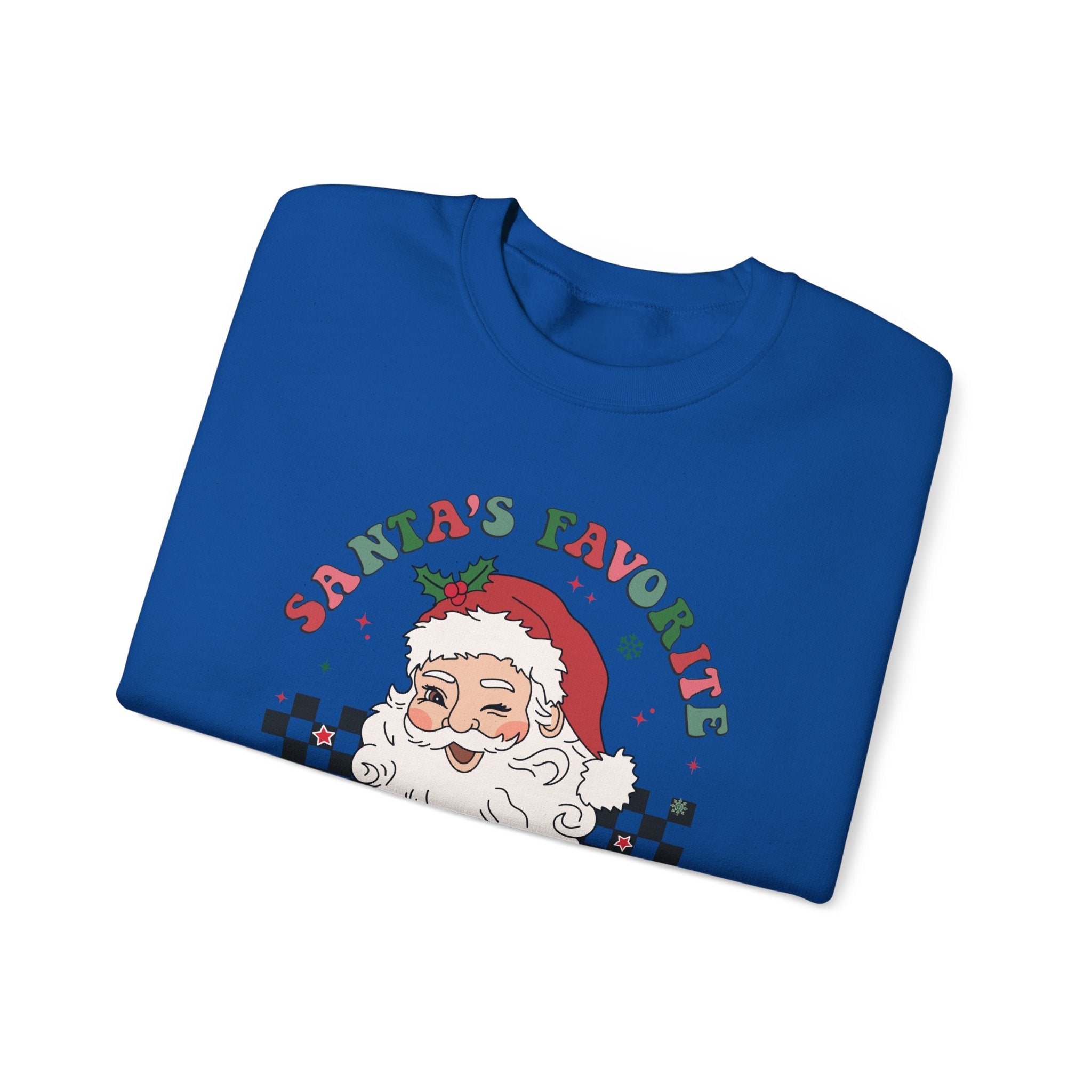 Santas Favorite Grandma, Retro Santa Claus Sweatshirt by PopCultureByDesign36