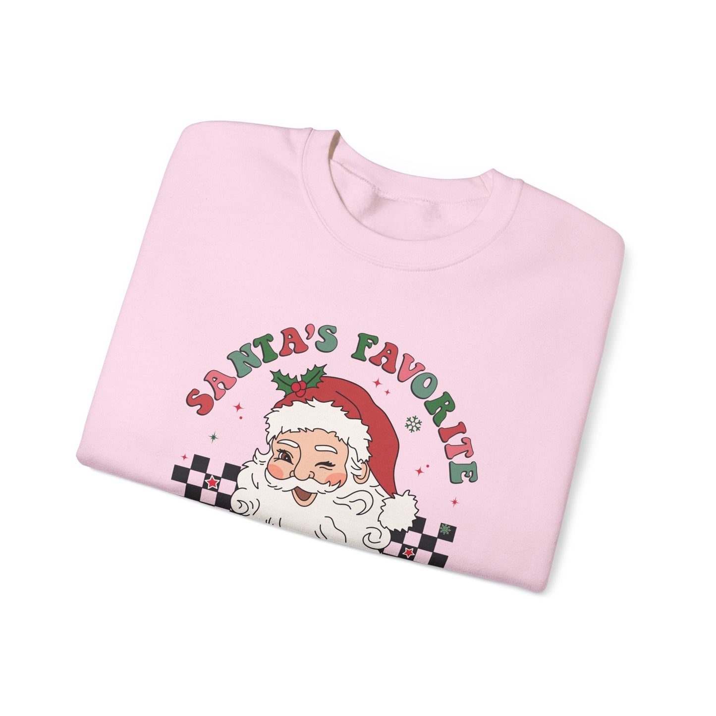Santas Favorite Grandma, Retro Santa Claus Sweatshirt - Popbydesign