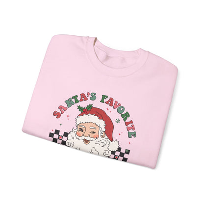Santas Favorite Grandma, Retro Santa Claus Sweatshirt - Popbydesign