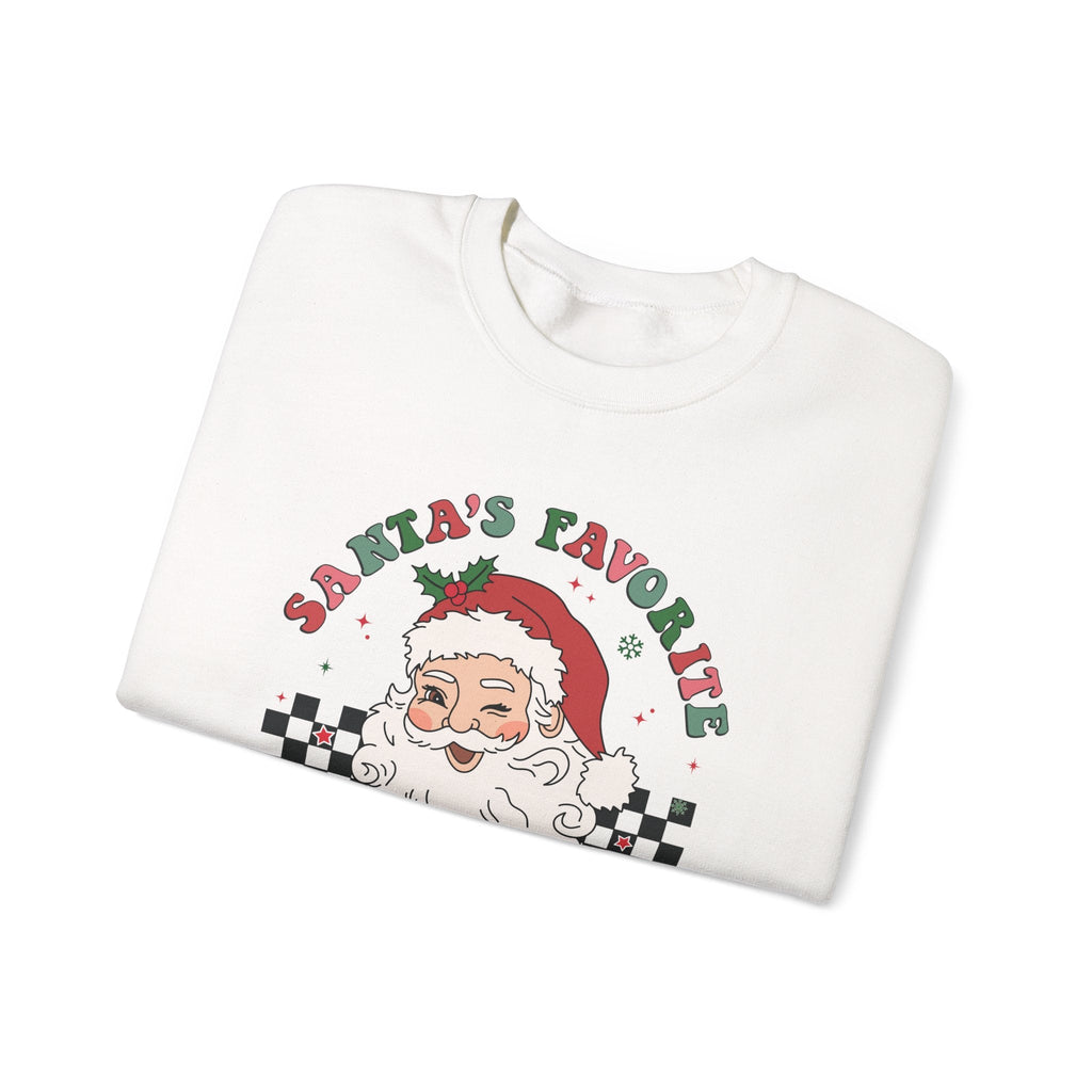 Santas Favorite Grandma, Retro Santa Claus Sweatshirt by PopCultureByDesign36