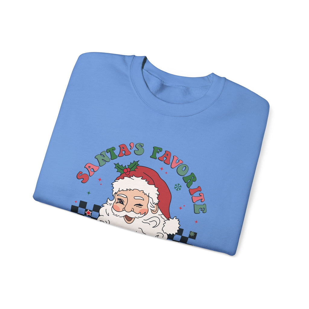Santas Favorite Lunch Lady, Retro Santa Sweatshirt by PopCultureByDesign36